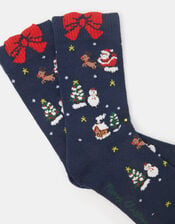 Christmas Scene Socks, , large