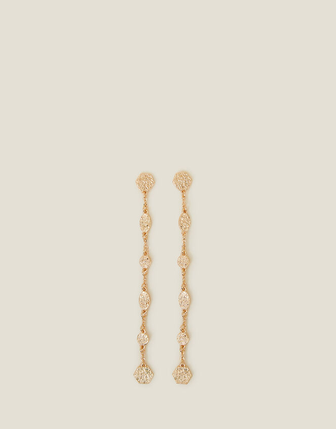 Long Geometric Earrings, , large