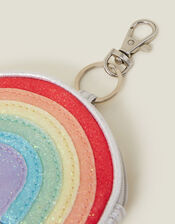 Girls Rainbow Keychain Purse, , large