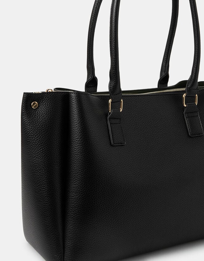 Triple Compartment Shoulder Bag, , large