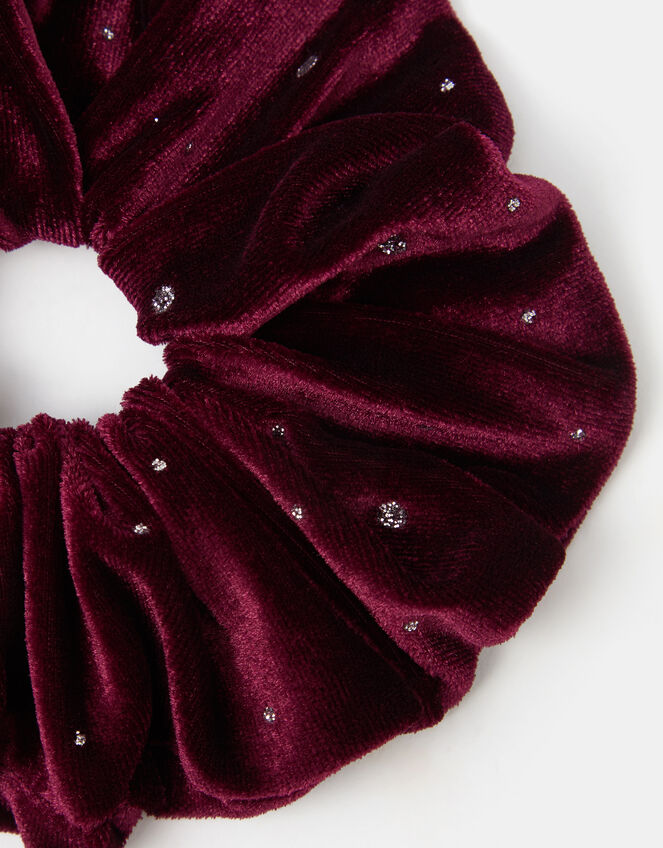 Sparkle Velvet Hair Scrunchie, , large