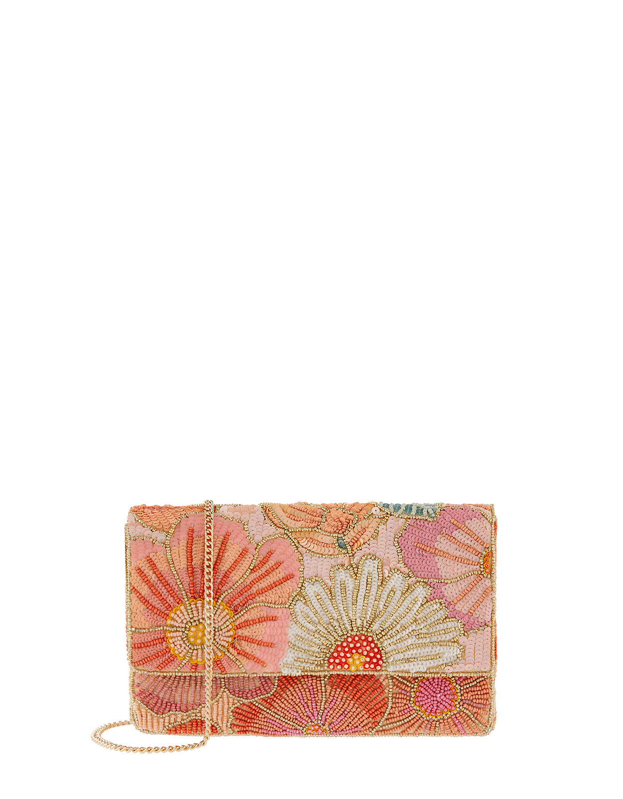 Kimmy Floral Beaded Clutch Bag