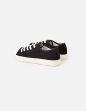 Canvas Trainers, Black (BLACK), large