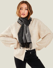 Luxury Wool Scarf, Grey (GREY), large