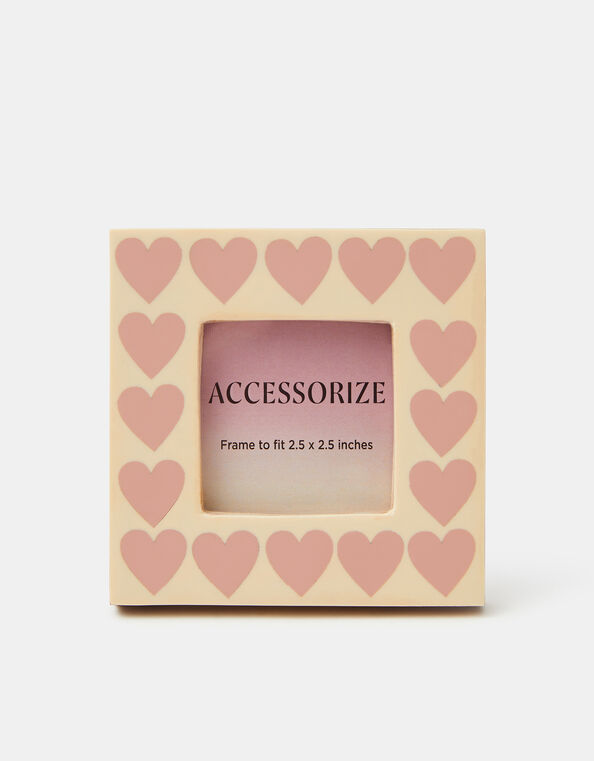 Mini Heart Print Photo Frame 2.5 x 2.5 , , large