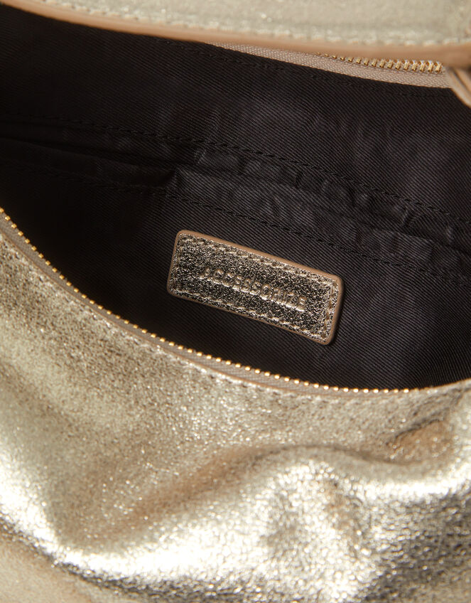 Shimmer Suede Handheld Bag, , large