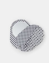 Polka Dot Compact Mirror & Comb, , large