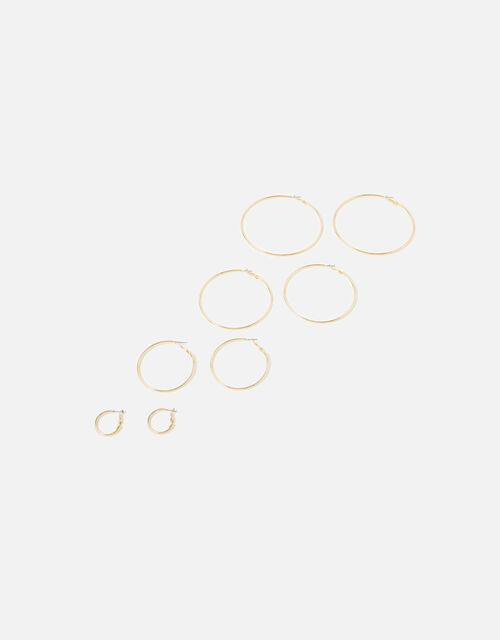 Reconnected Simple Hoop Multipack, Gold (GOLD), large