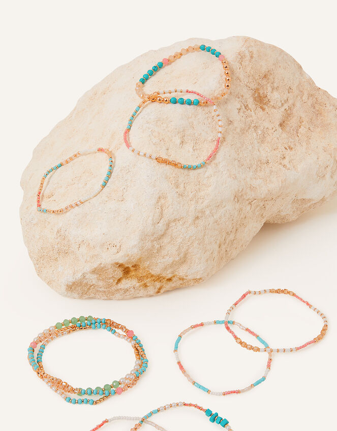 Beaded Stretch Bracelets Pack, , large