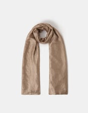 Lightweight Shimmer Scarf, Natural (CHAMPAGNE), large