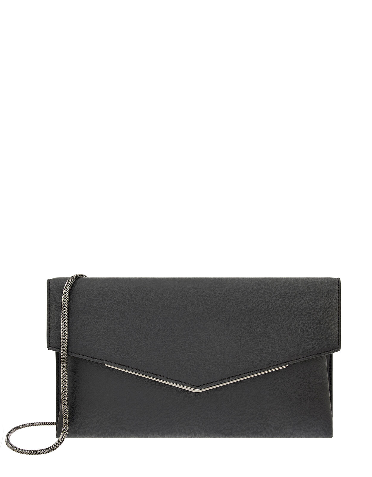 Large black envelope clutch bag hotsell