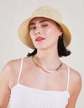 Fine Crochet Bucket Hat, , large