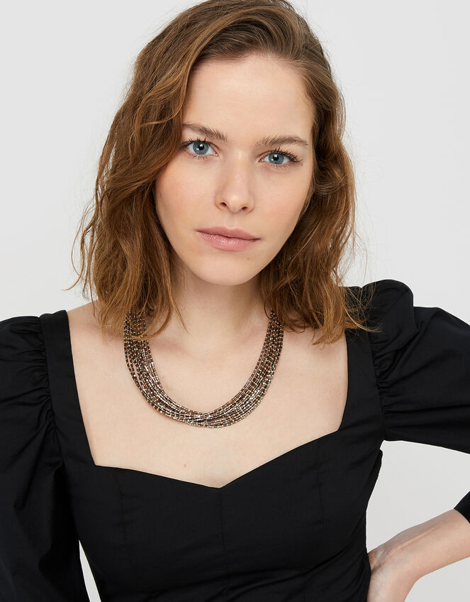 Layered Beaded Collar Necklace Necklaces Accessorize Global