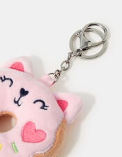 Girls Doughnut Cat Bag Charm, , large