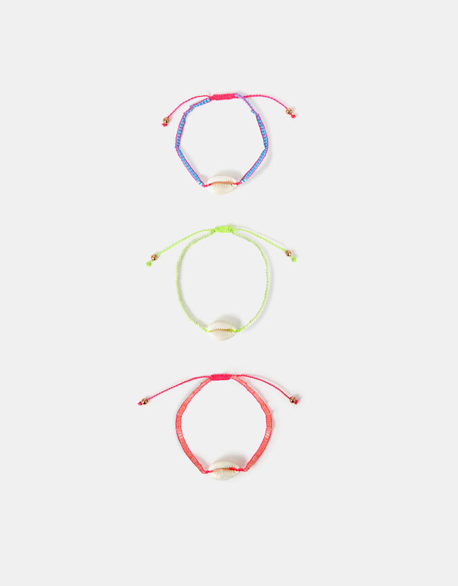 3-Pack Shell Cord Bracelets, , large
