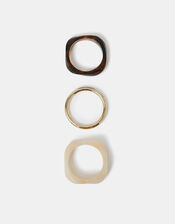 3-Pack Chunky Resin Bangles, , large