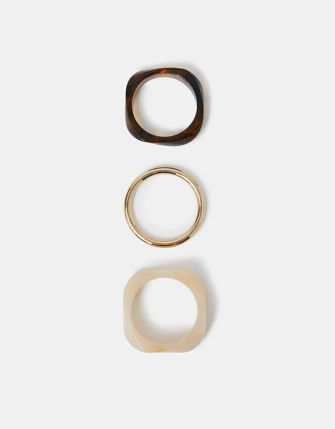 3-Pack Chunky Resin Bangles, , large