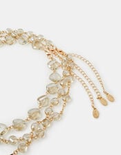 3-Pack Crystal Beaded Chain Necklaces, , large