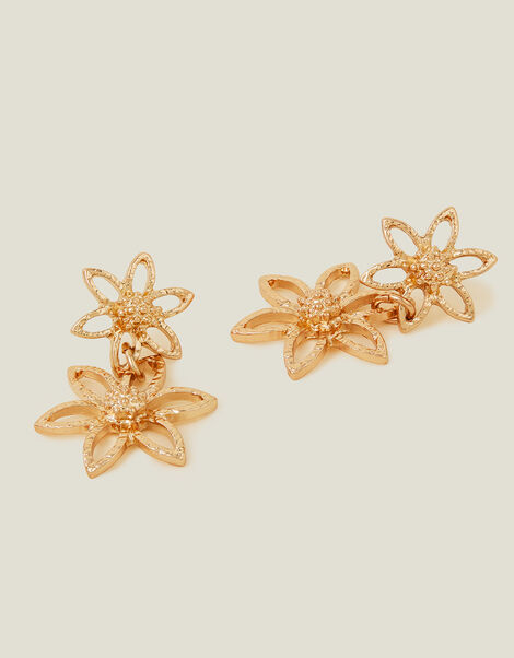 Flower Statement Earrings, , large