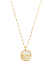 Gold-Plated Constellation Necklace - Capricorn, , large