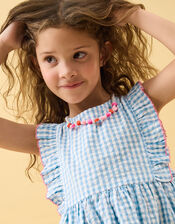 Girls Beaded Heart Necklace, , large