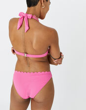 Scallop Trim Bikini Briefs, Pink (PINK), large