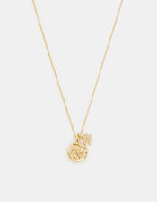 14ct Gold-Plated Zodiac Charm Necklace, Gold (GOLD), large