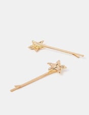 2-Pack Diamant&eacute; Star Hair Slides, , large