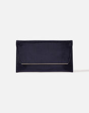 Slimline Bar Clutch Bag, Blue (NAVY), large