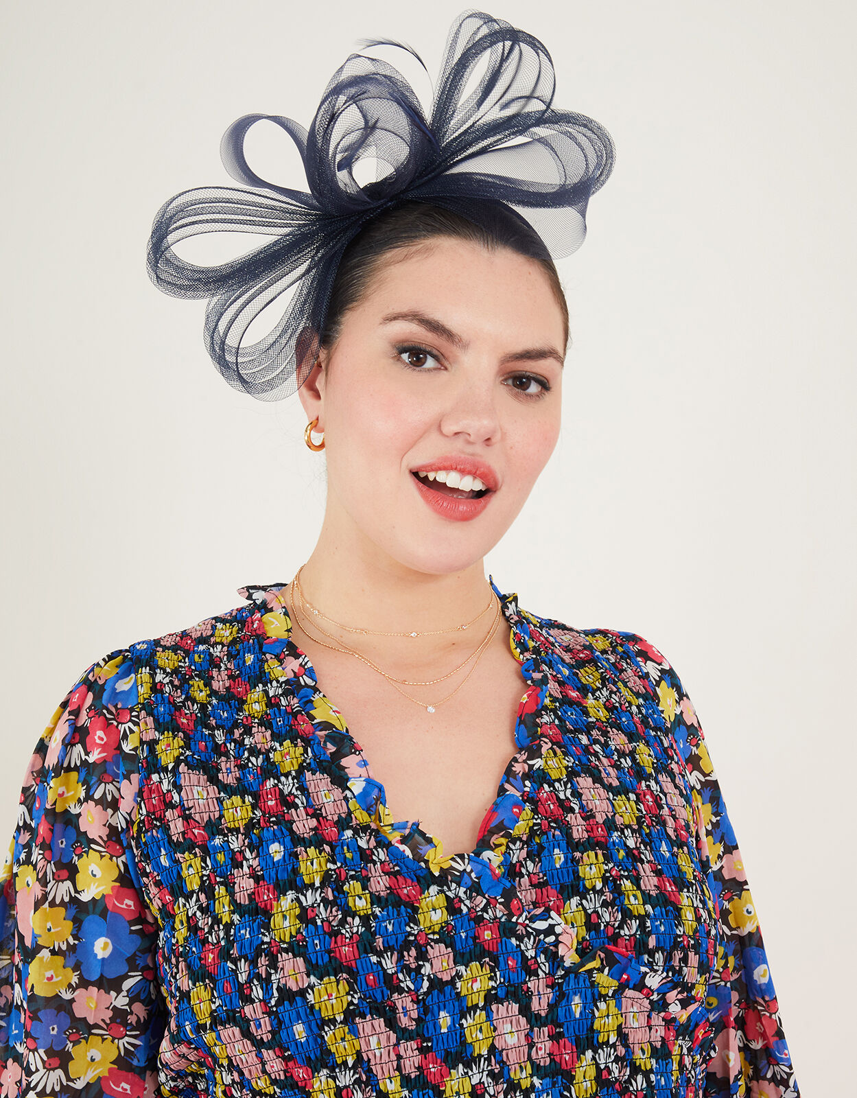 Navy fascinator accessorize store