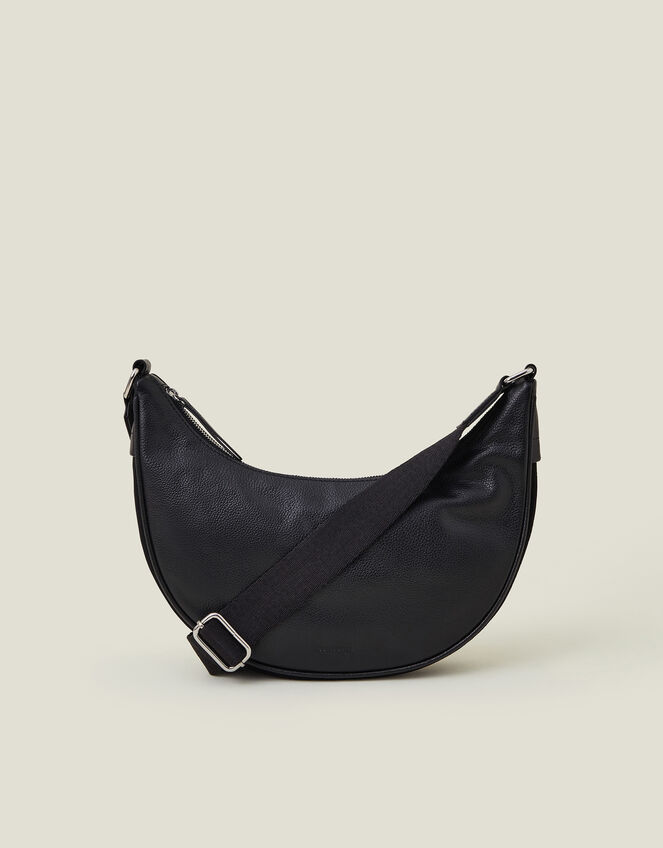 Leather Sling Cross-Body Bag, , large