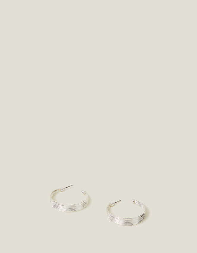 Layered Hoop Earrings, , large