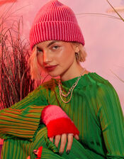 Paris Knit Beanie, Pink (PINK), large