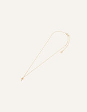 14ct Gold-Plated Lightning Pendant Necklace, , large