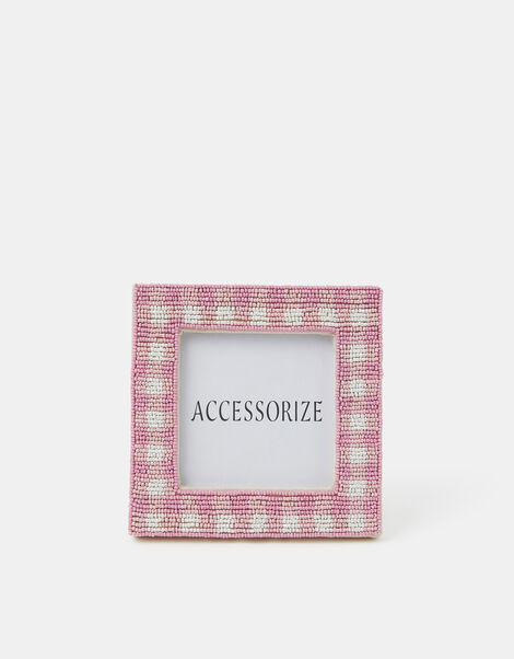 Beaded Checkerboard Photo Frame, , large