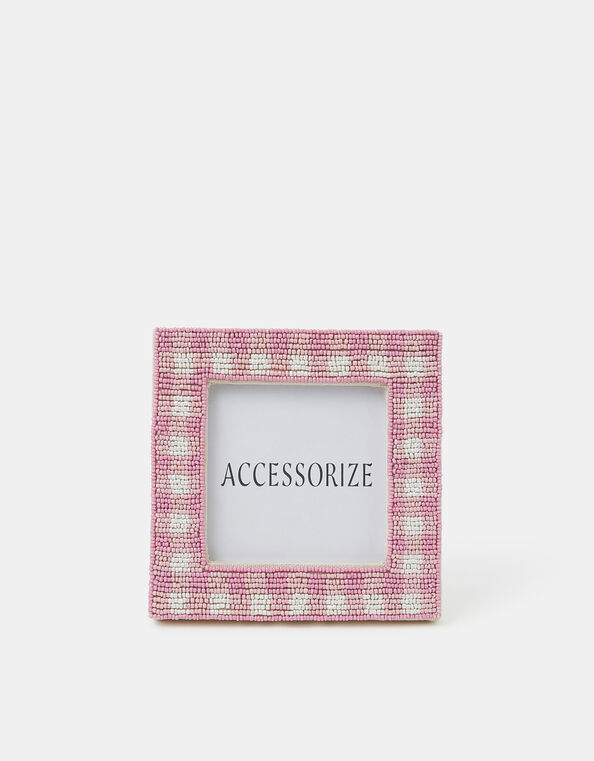 Beaded Checkerboard Photo Frame, , large