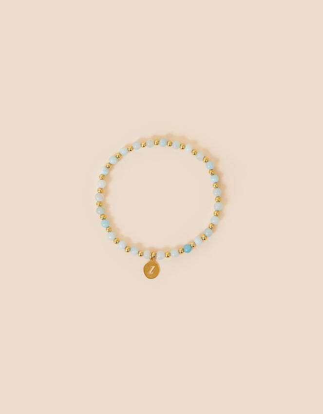 14ct GoldPlated Healing Stone Amazonite Bracelet Z for Accessorize