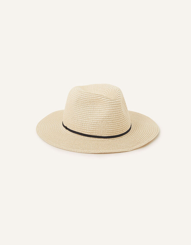 Packable Panama Hat, Natural (NATURAL), large