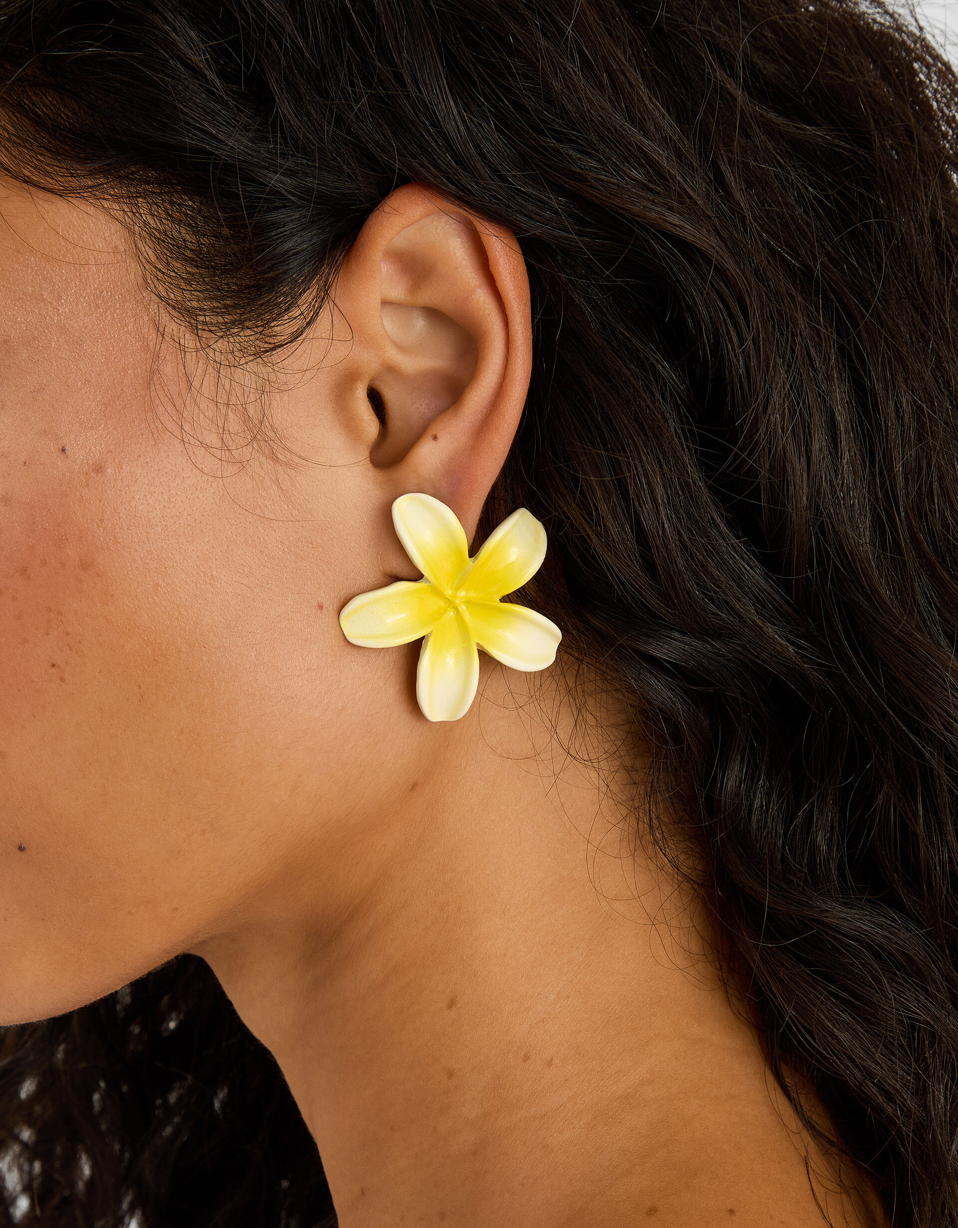トップス Badway Flower studs border henry Tropical Flower Stud Earrings | Shop All | Accessorize UK