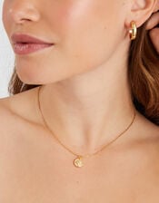 14ct Gold-Plated Star Pearl Pendant Necklace, , large