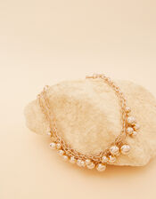 Ball Detail Layered Necklace, , large