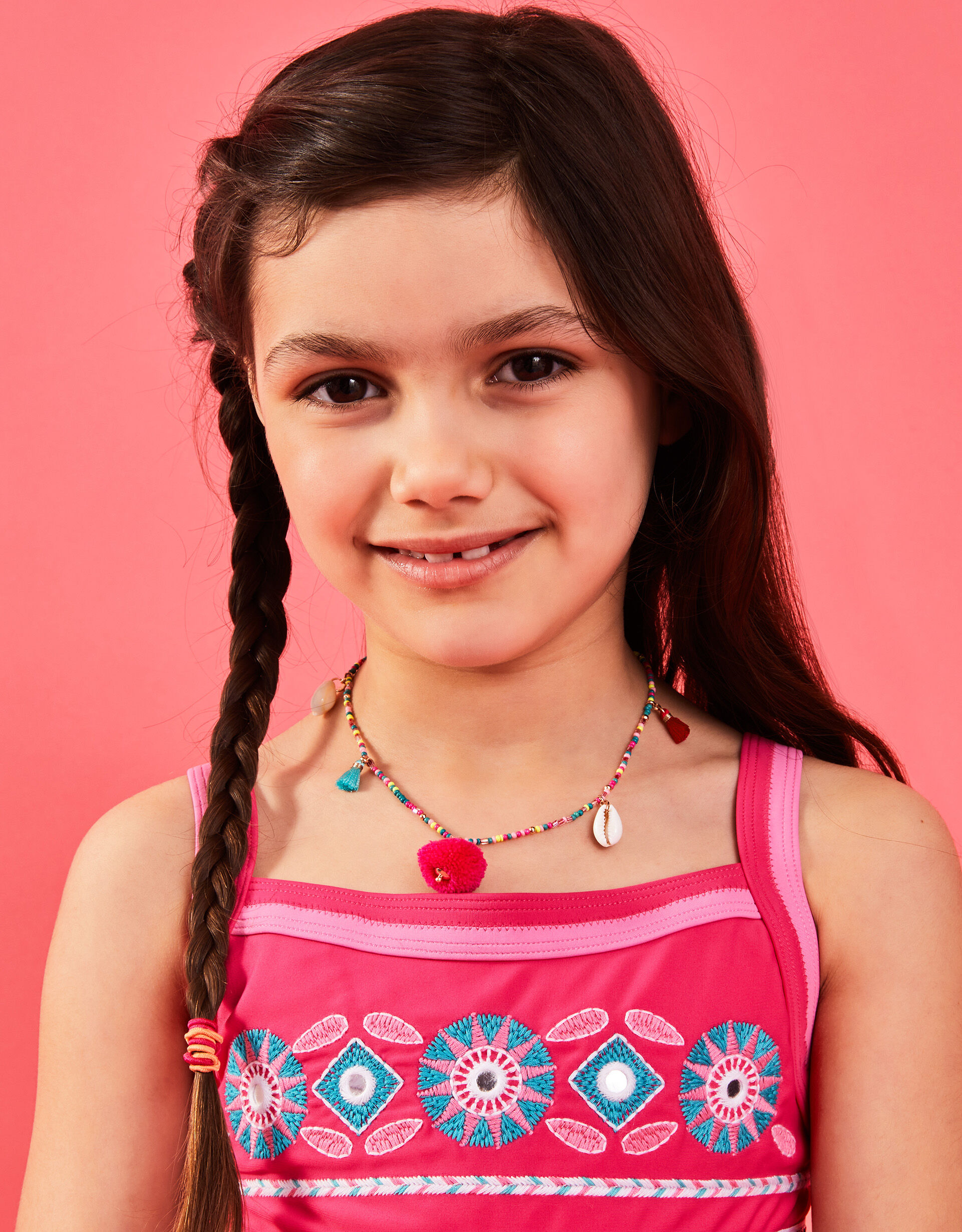 Shell necklace for girls hot sale