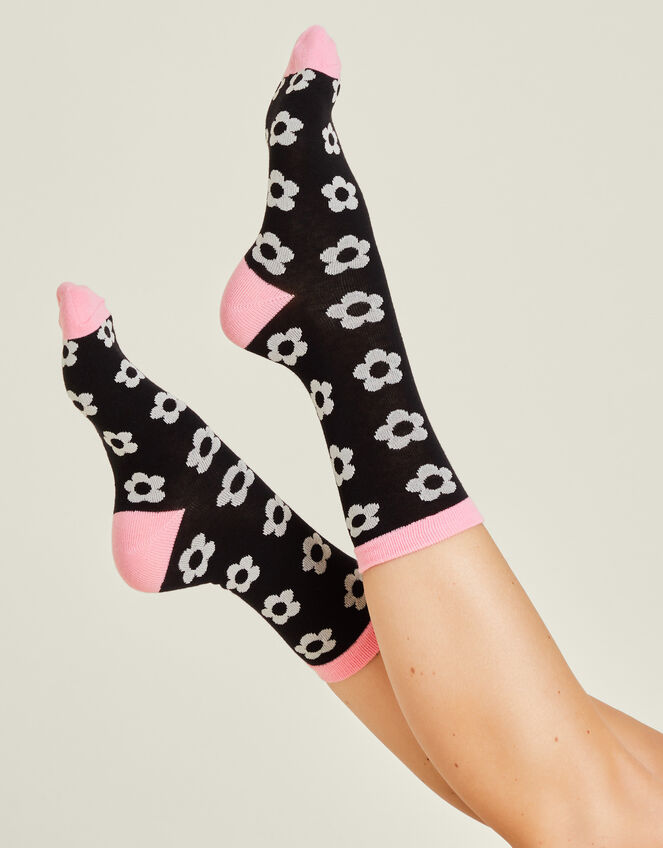 3-Pack Mixed Flower Socks, , large