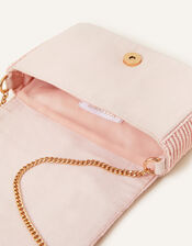 Shell Hand-Beaded Chain Strap Clutch Bag, , large