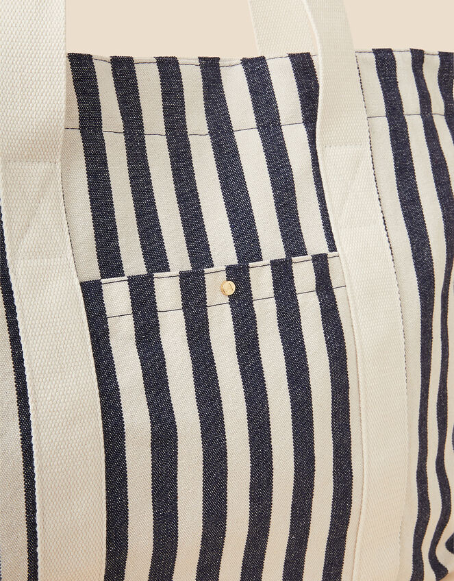 Stripe Shopper Bag, , large
