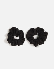 Large Hair Scrunchies Set of Two, , large