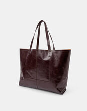 Patent Leather Tote Bag, , large
