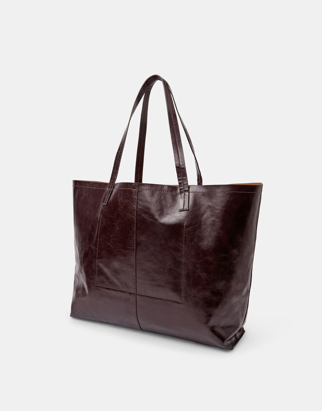 Patent Leather Tote Bag, , large