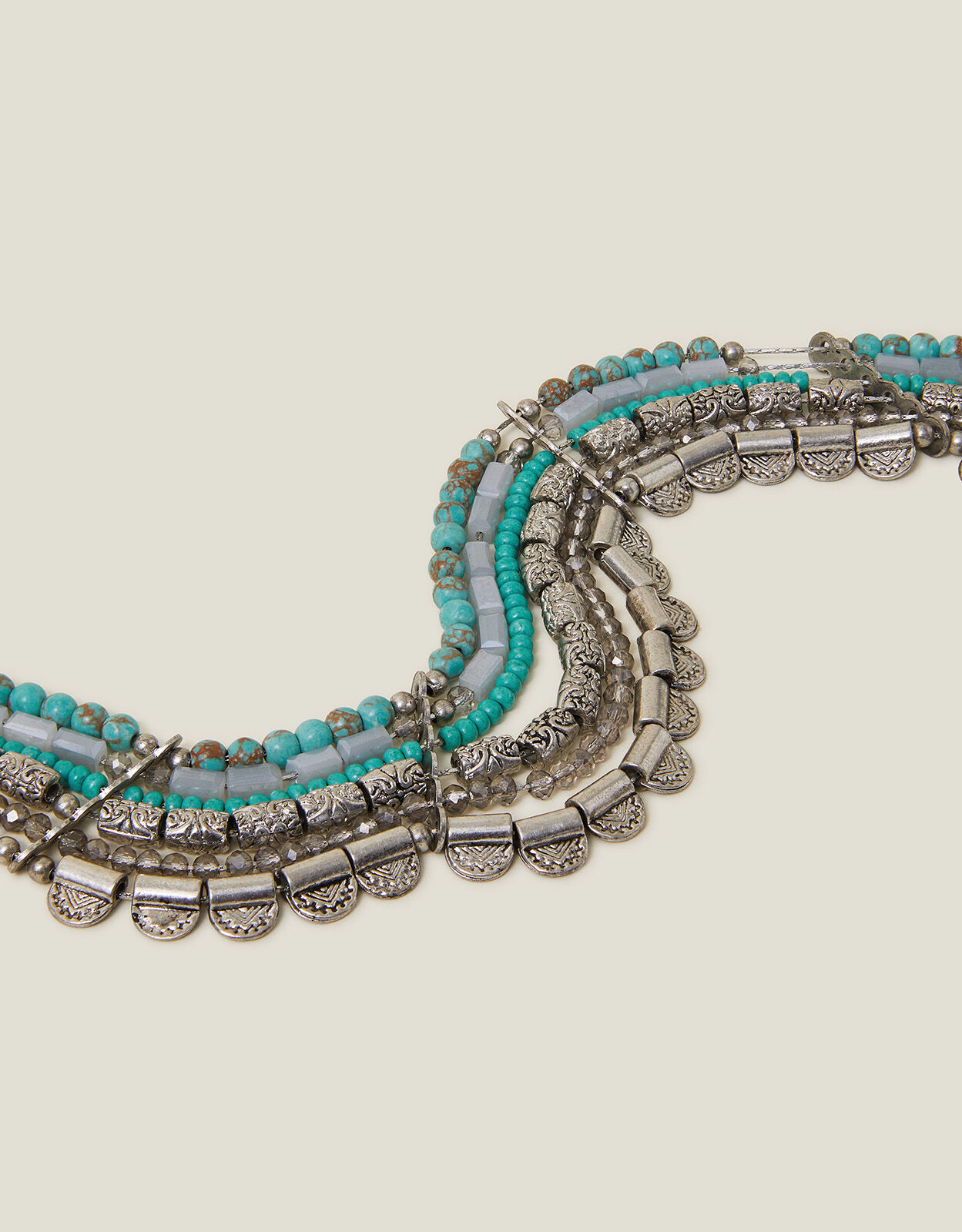 Statement beaded necklaces on sale
