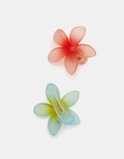 2-Pack Tropical Flower Hair Clips, , large
